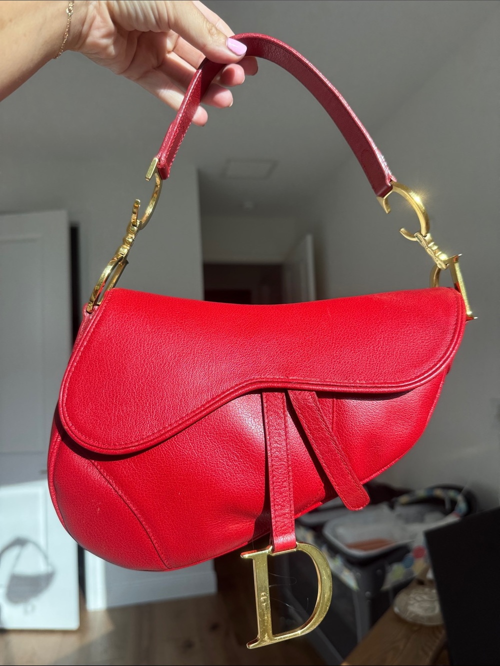 Dior Saddle Bag, Vintage Authentic w/ COA